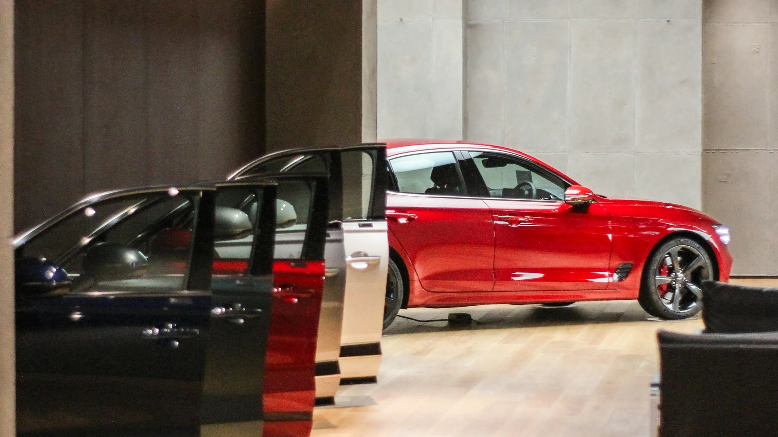 Salle de montre d’un concessionnaire automobile